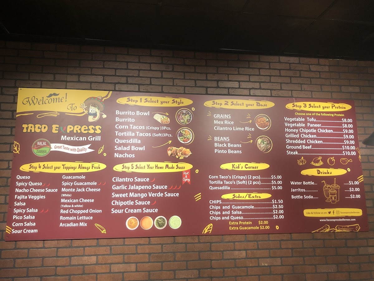 Taco Express Mexican Grill Menu - Image 3